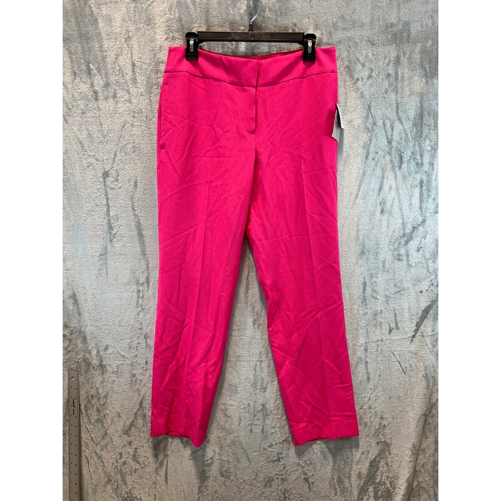 Kasper Women Pink Perfection Straight Leg Dress Pants 10926913-I72 Size 6 NEW